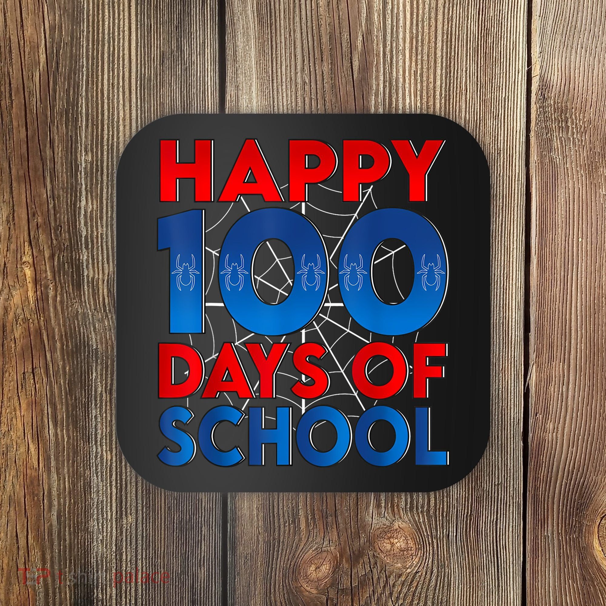 Happy 100 Days Of School Boy Girl Coaster
