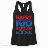 Happy 100 Days Of School Boy Girl Women's Tank Top thumb 0