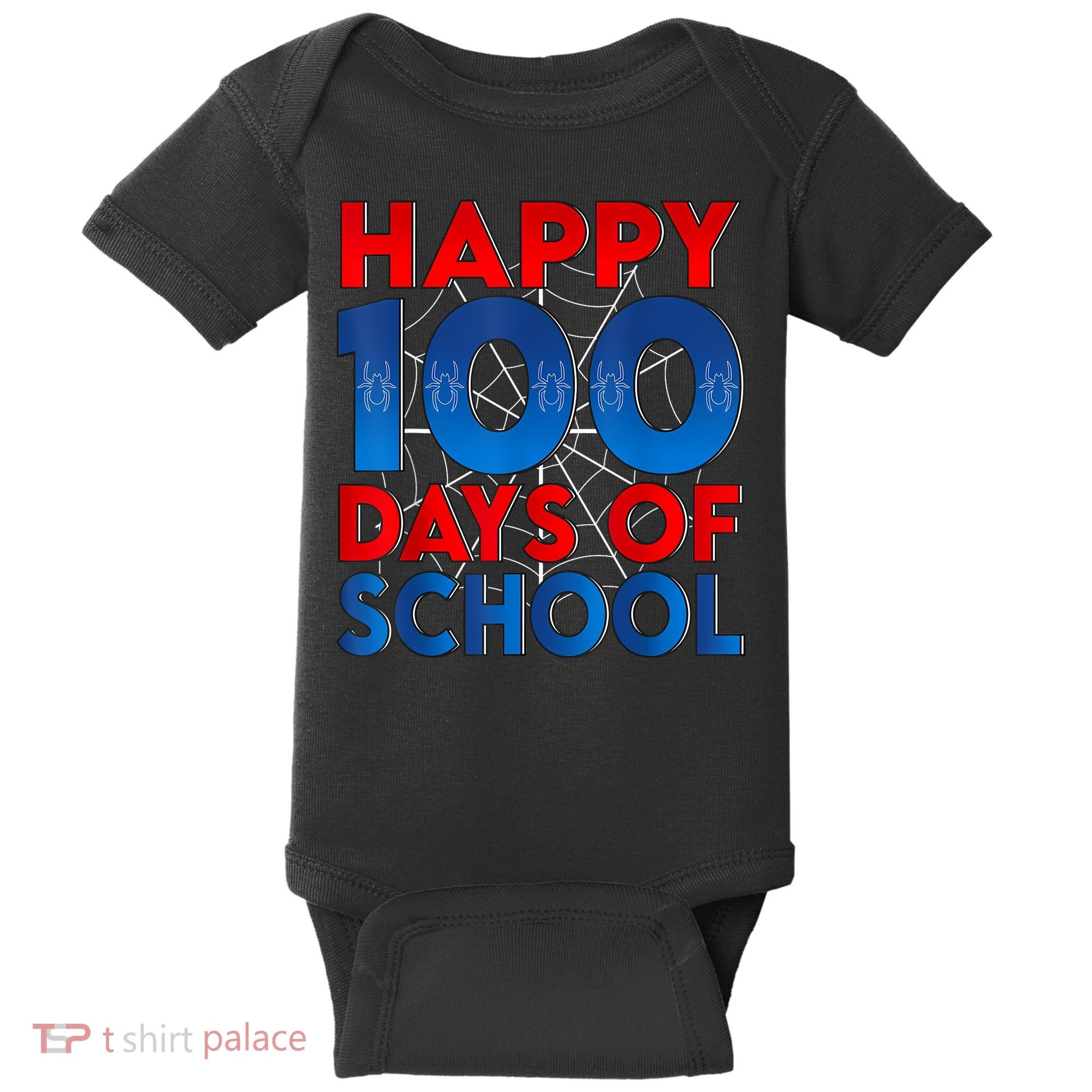 Happy 100 Days Of School Boy Girl Baby Bodysuit