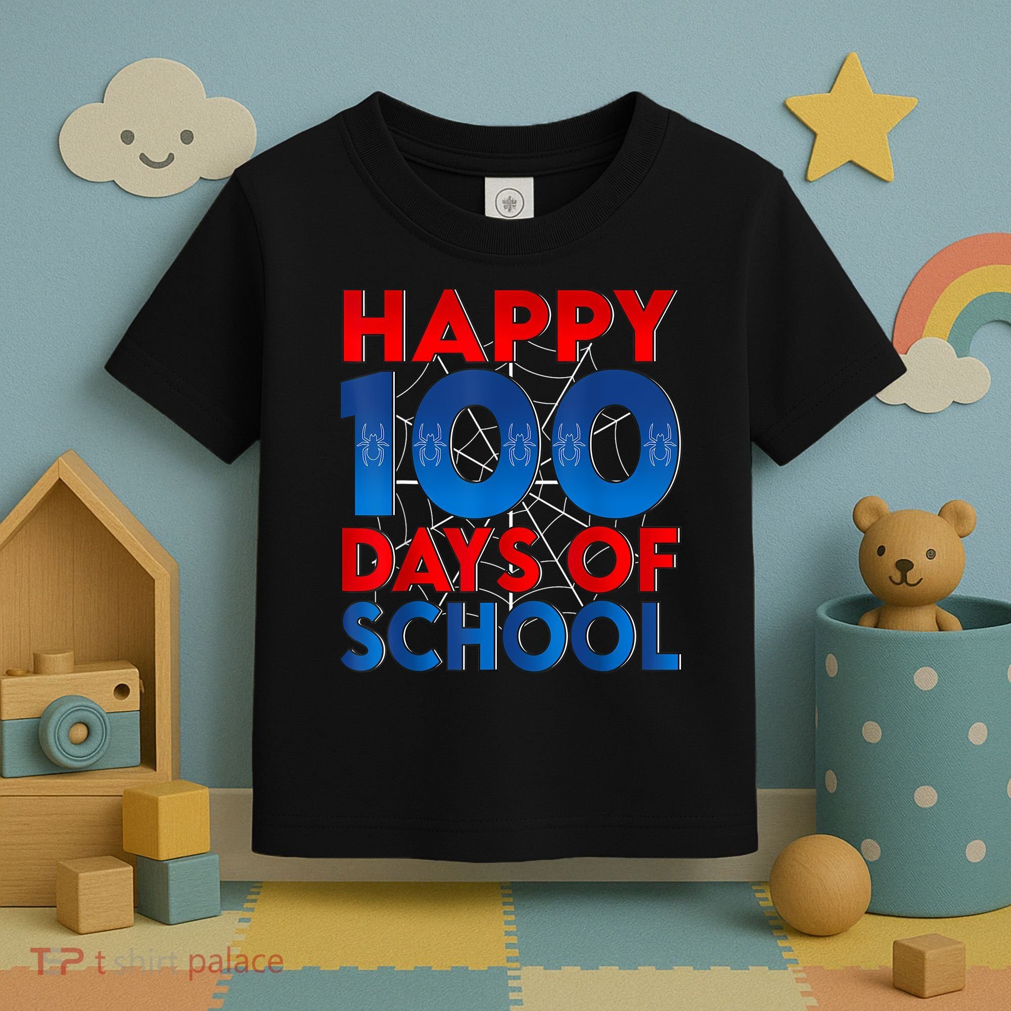 Happy 100 Days Of School Boy Girl Toddler T-Shirt