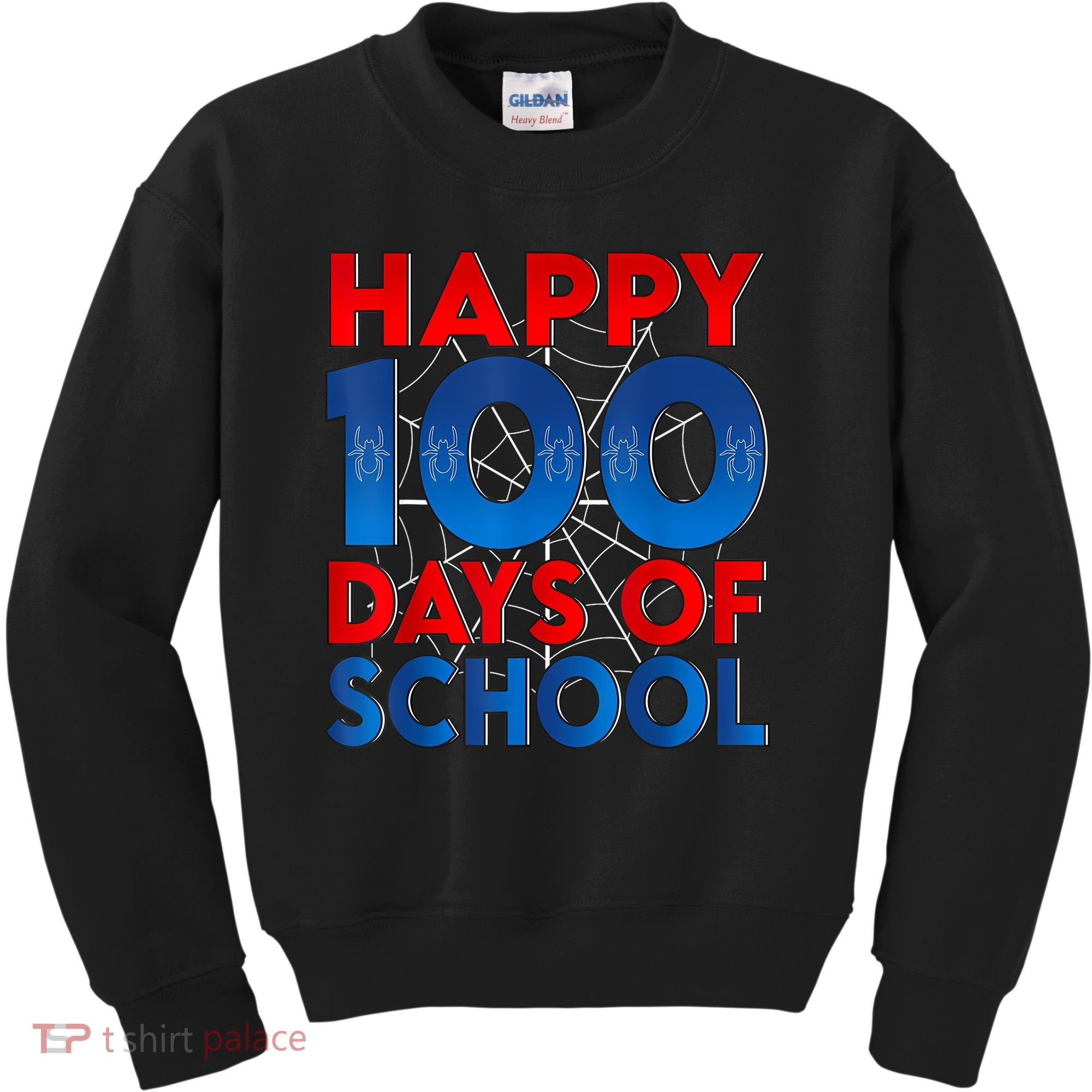 Happy 100 Days Of School Boy Girl Kids Sweatshirt