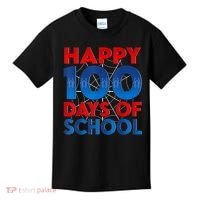 Happy 100 Days Of School Boy Girl Kids T-Shirt thumb 0