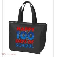 Happy 100 Days Of School Boy Girl Tote Bag thumb 3