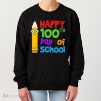 Happy 100th Day Of School Cute Women's Sweatshirt thumb 0