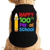 Happy 100th Day Of School Cute Doggie Tank thumb 0