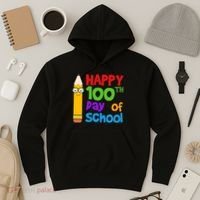 Happy 100th Day Of School Cute Hoodie thumb 3