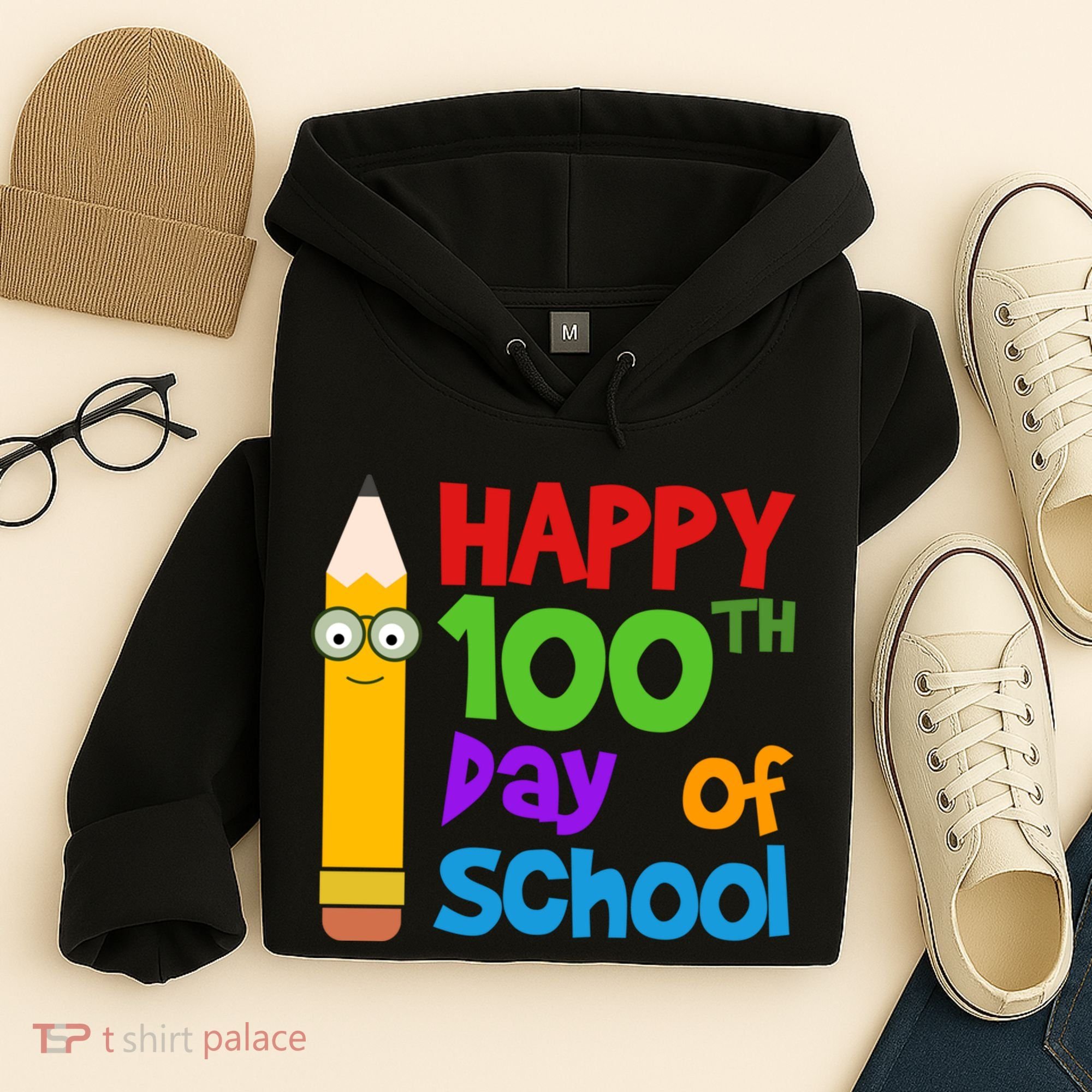 Happy 100th Day Of School Cute Hoodie
