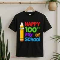 Happy 100th Day Of School Cute T-Shirt thumb 2