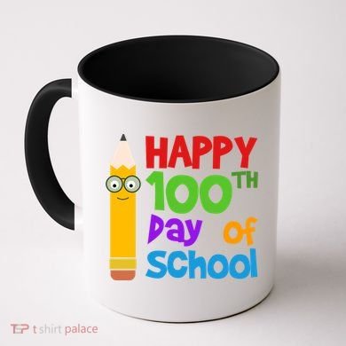 Happy 100th Day Of School Cute Coffee Mug