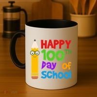 Happy 100th Day Of School Cute Coffee Mug thumb 4
