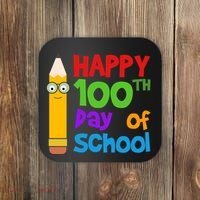 Happy 100th Day Of School Cute Coaster thumb 0