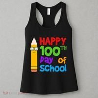 Happy 100th Day Of School Cute Women's Tank Top thumb 3