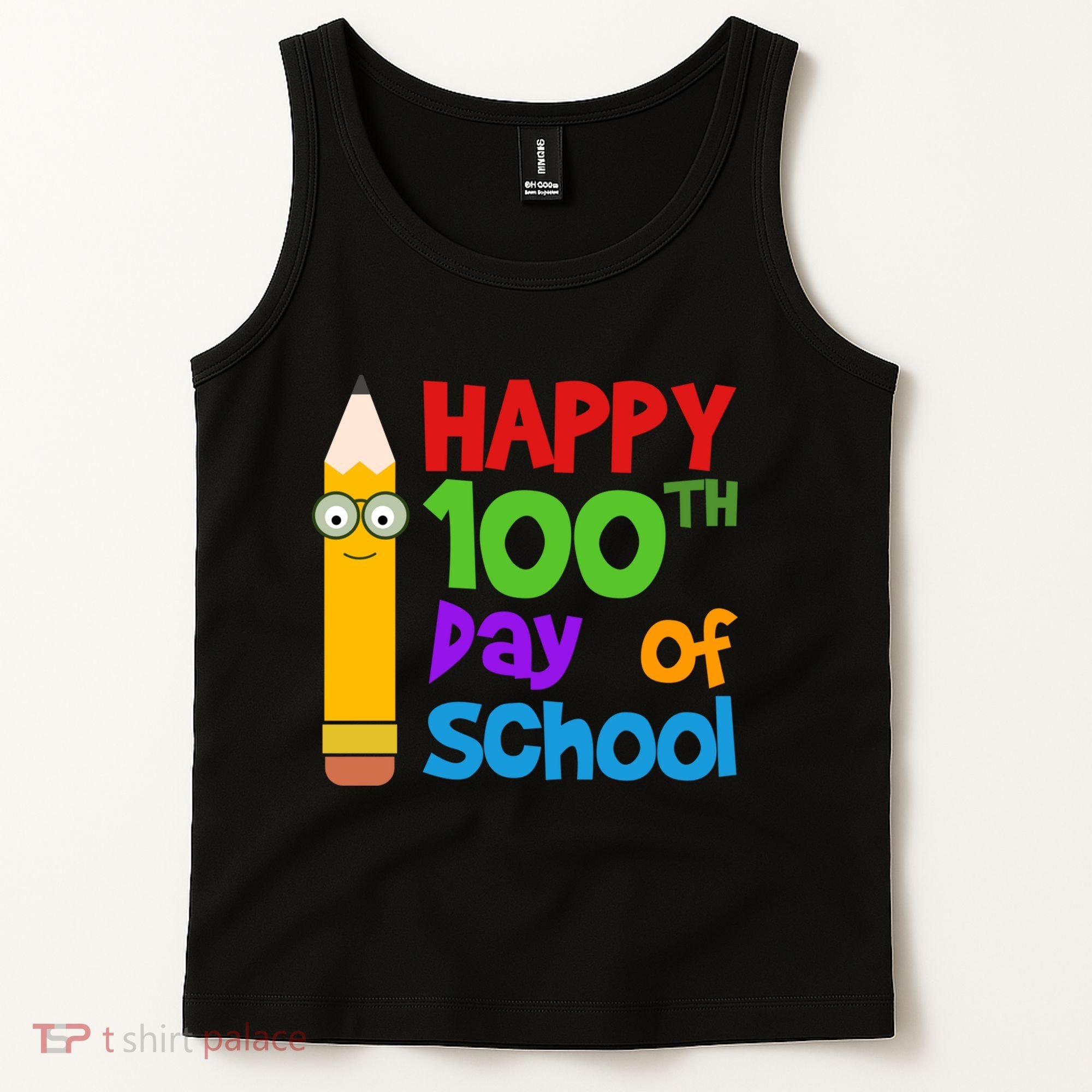 Happy 100th Day Of School Cute Tank Top