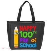 Happy 100th Day Of School Cute Tote Bag thumb 0