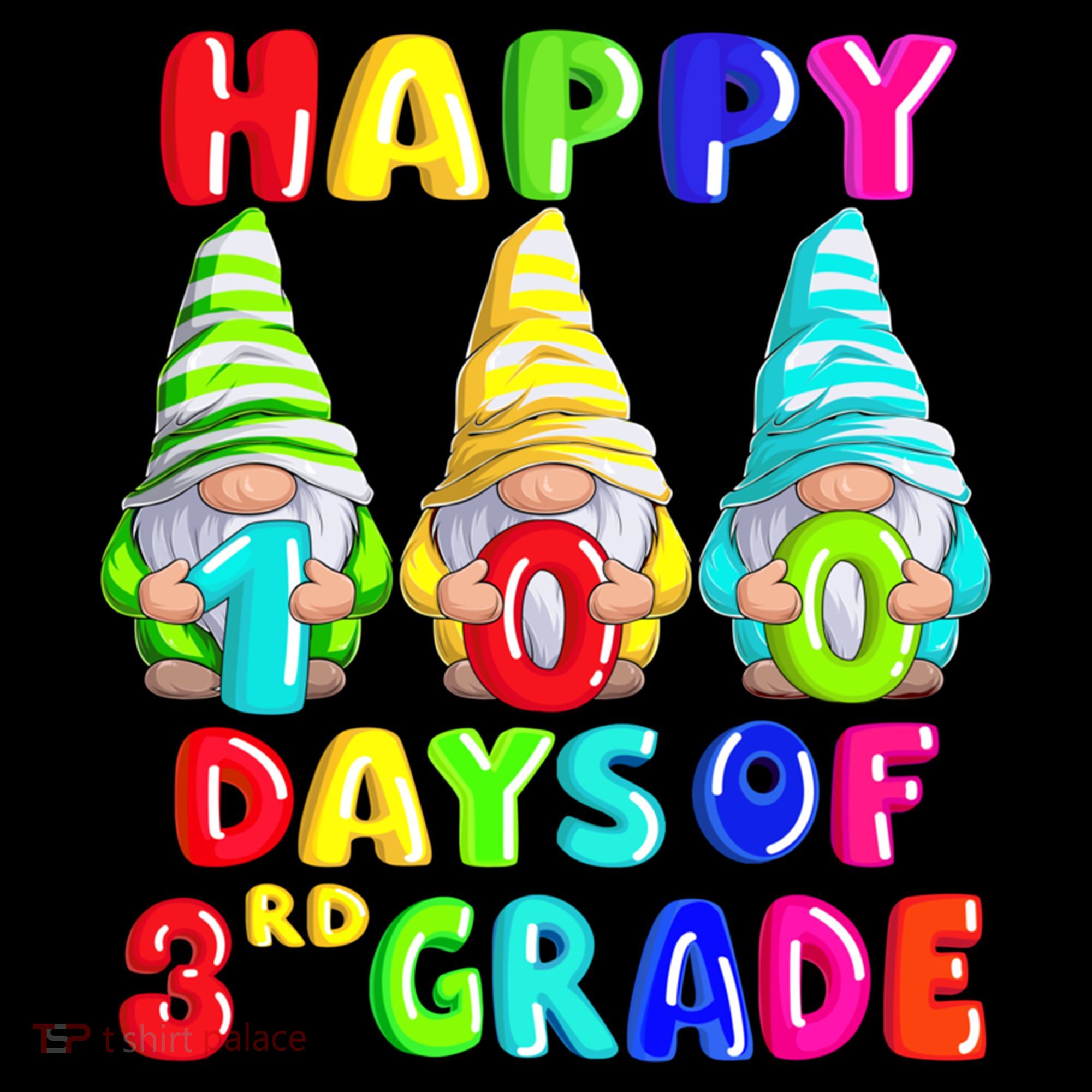 Happy 100th Day Of School Third 3rd Grade Gnome Teacher Cool Gift Coffee Mug