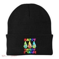 Happy 100th Day Of School Third 3rd Grade Gnome Teacher Cool Gift Beanie thumb 0