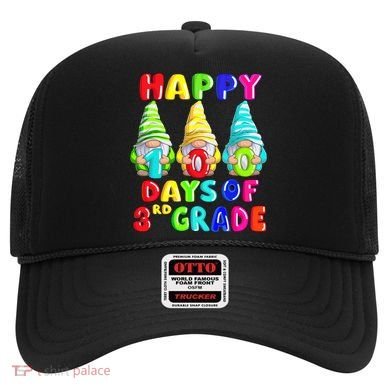 Happy 100th Day Of School Third 3rd Grade Gnome Teacher Cool Gift Hat