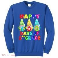 Happy 100th Day Of School Third 3rd Grade Gnome Teacher Cool Gift Sweatshirt thumb 0