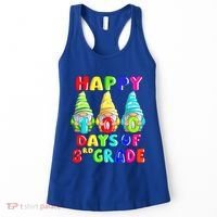 Happy 100th Day Of School Third 3rd Grade Gnome Teacher Cool Gift Women's Tank Top thumb 0