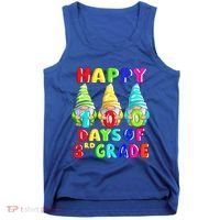 Happy 100th Day Of School Third 3rd Grade Gnome Teacher Cool Gift Tank Top thumb 0