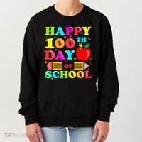 Happy 100th Days Of School Celebration Women's Sweatshirt thumb 0