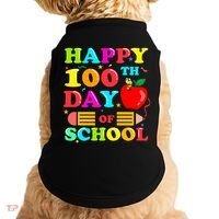 Happy 100th Days Of School Celebration Doggie Tank thumb 0
