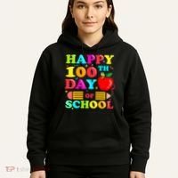 Happy 100th Days Of School Celebration Hoodie thumb 5