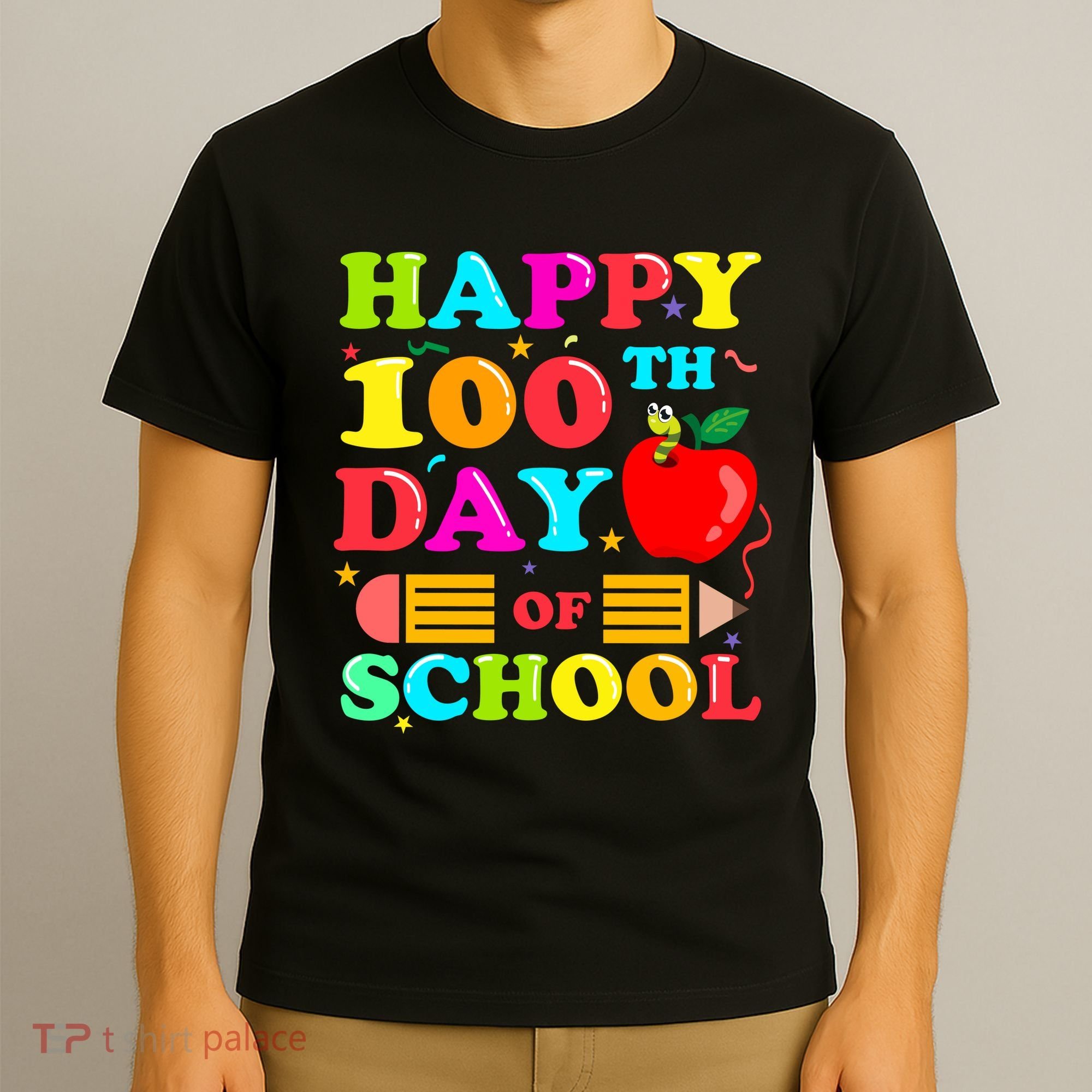 Happy 100th Days Of School Celebration T-Shirt