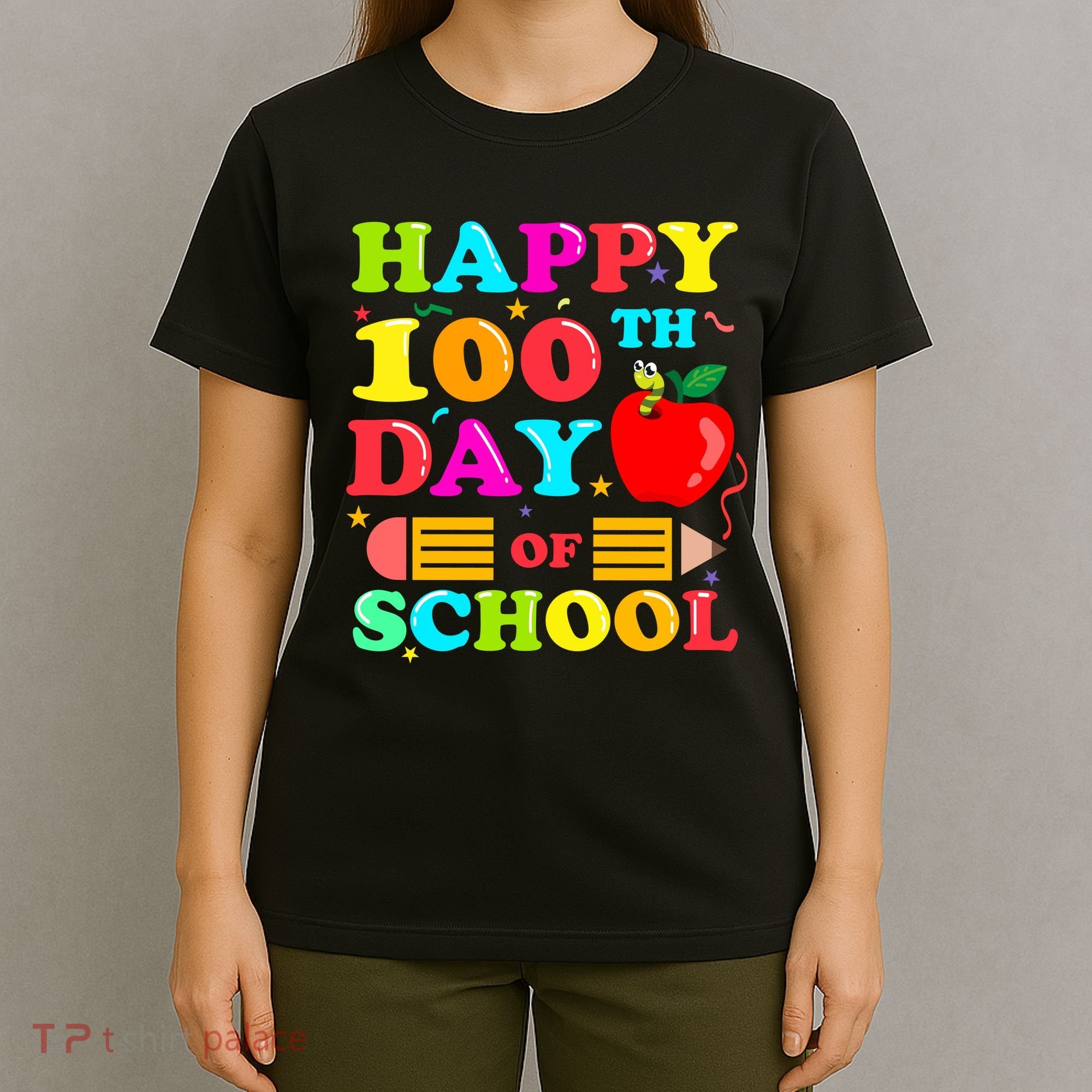 Happy 100th Days Of School Celebration T-Shirt