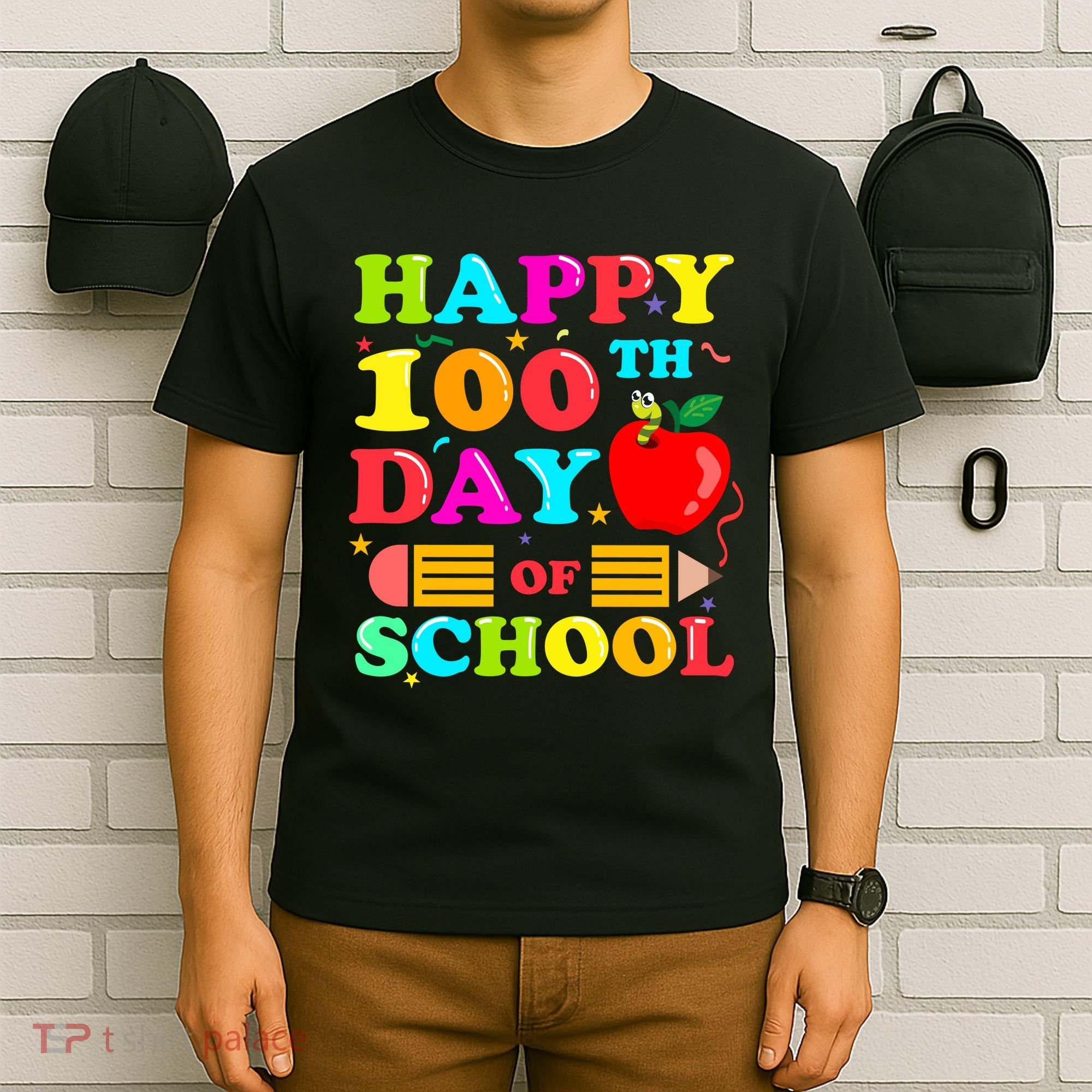 Happy 100th Days Of School Celebration T-Shirt