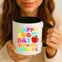 Happy 100th Days Of School Celebration Coffee Mug thumb 3