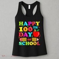 Happy 100th Days Of School Celebration Women's Tank Top thumb 3