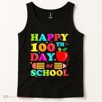 Happy 100th Days Of School Celebration Tank Top thumb 2