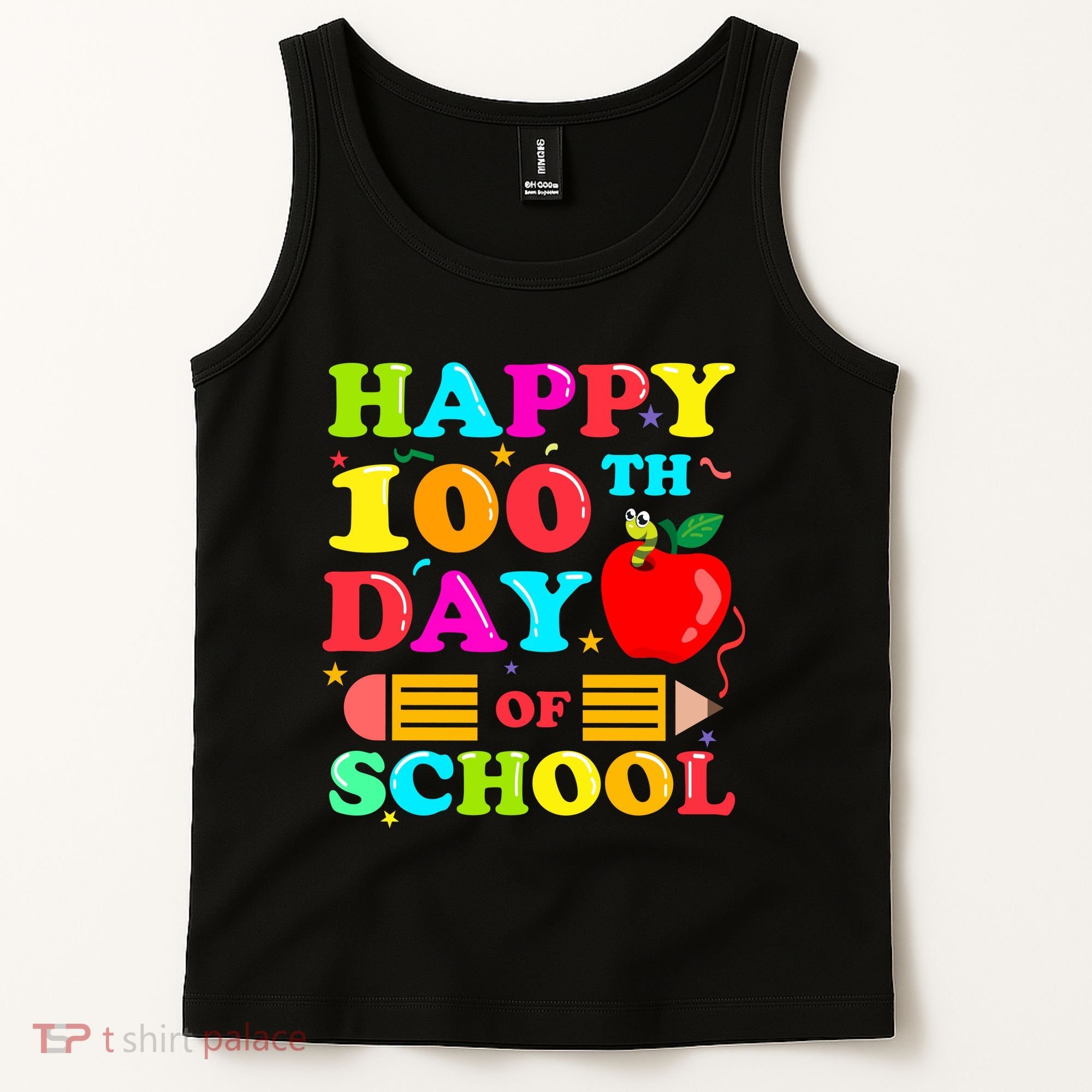 Happy 100th Days Of School Celebration Tank Top