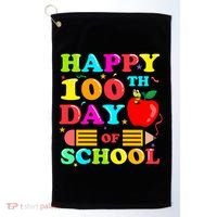 Happy 100th Days Of School Celebration Golf Towel thumb 0