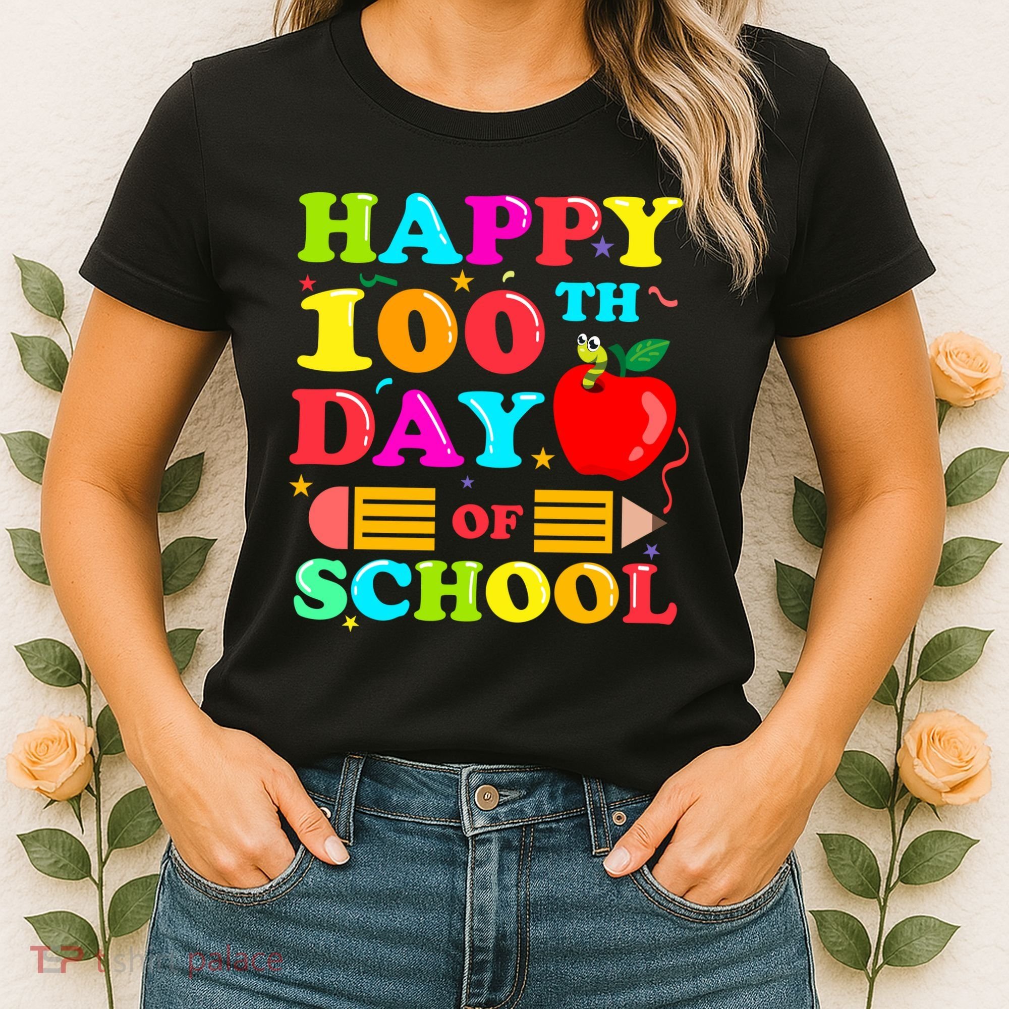 Happy 100th Days Of School Celebration Women's T-Shirt