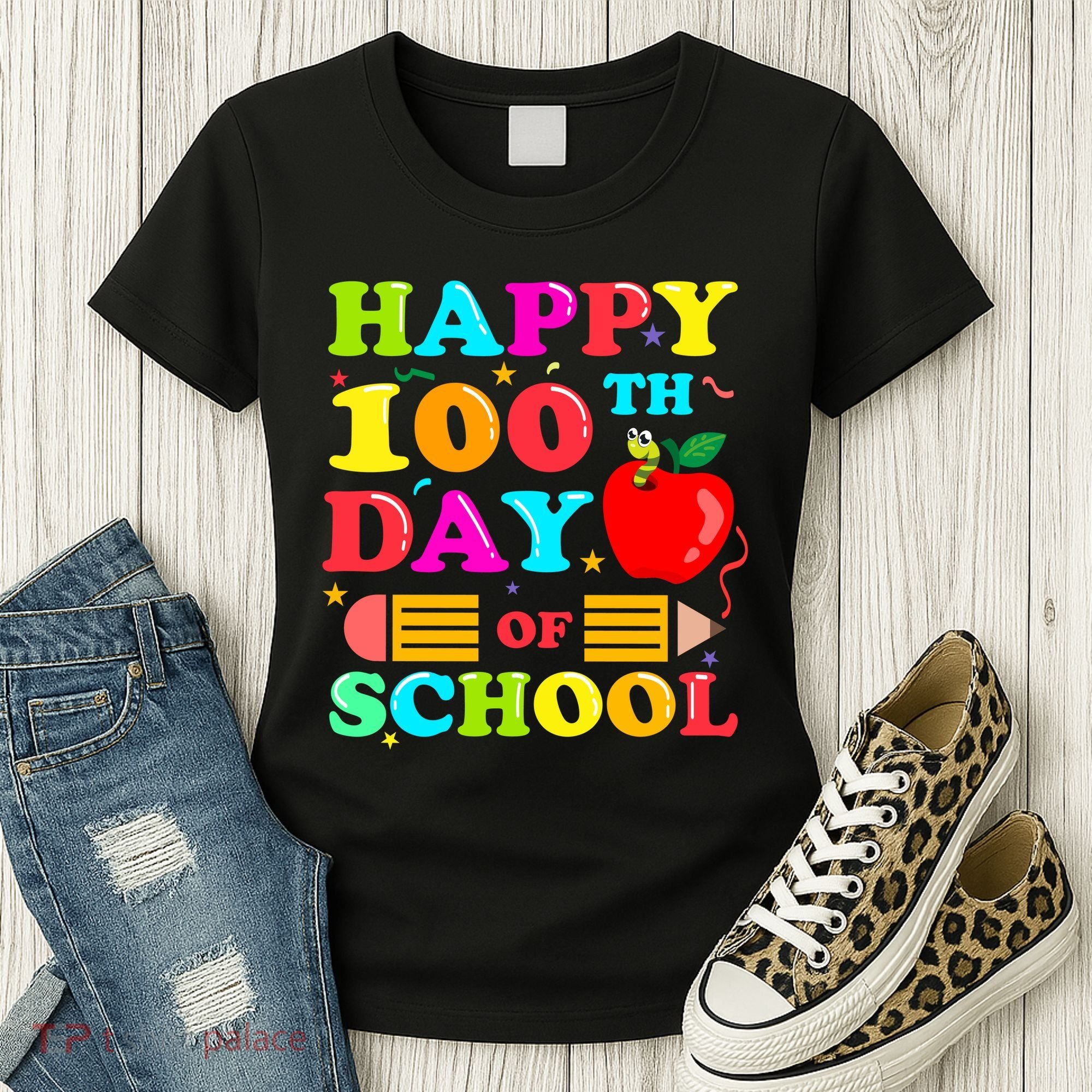 Happy 100th Days Of School Celebration Women's T-Shirt
