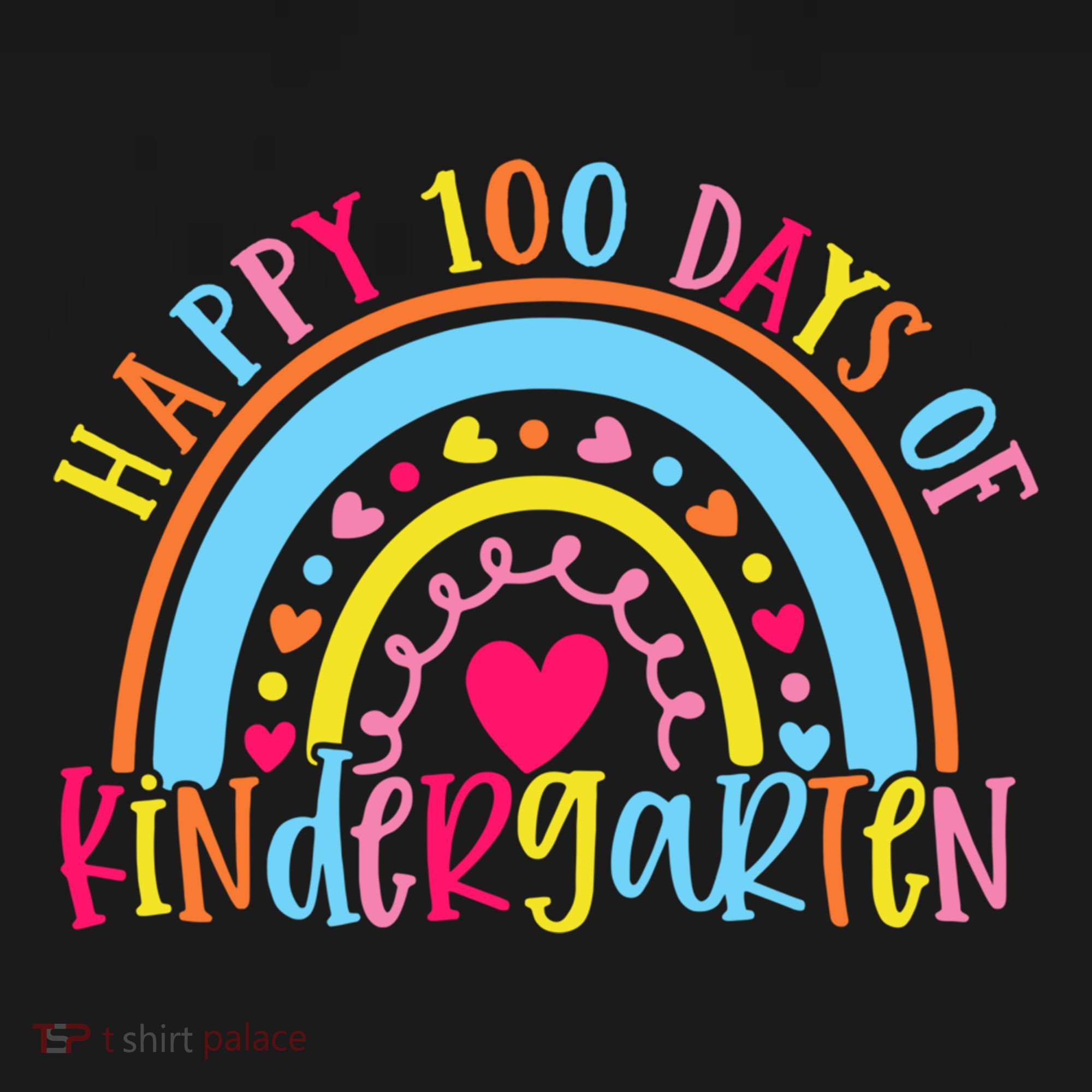 Happy 100 Days Of Kindergarten 100 Day Of School Rainbow Cool Gift Ornament