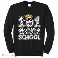 Happy 101 Days Of School Funny Cute Dog Student Teacher Sweatshirt thumb 0