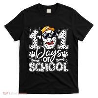 Happy 101 Days Of School Funny Cute Dog Student Teacher T-Shirt thumb 0