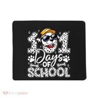 Happy 101 Days Of School Funny Cute Dog Student Teacher Mousepad thumb 0