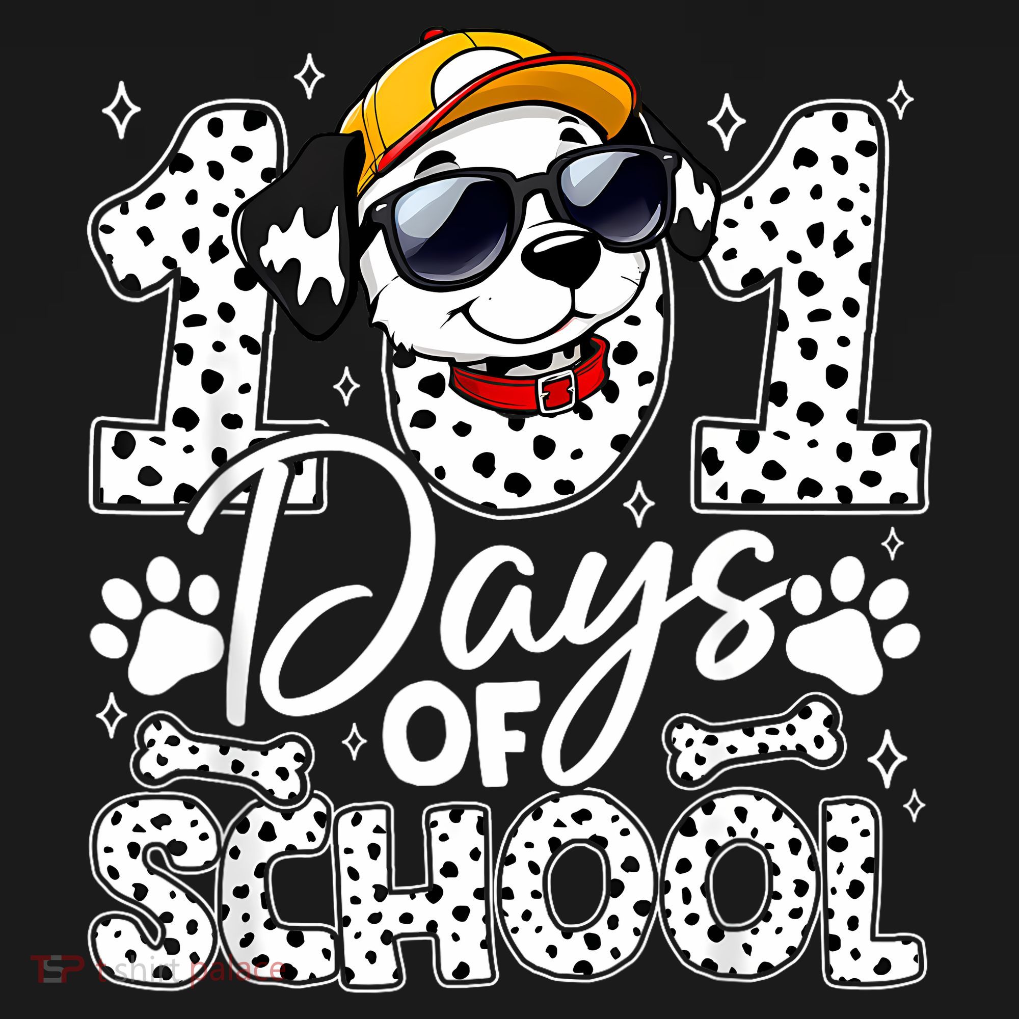 Happy 101 Days Of School Funny Cute Dog Student Teacher Mousepad