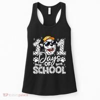 Happy 101 Days Of School Funny Cute Dog Student Teacher Women's Tank Top thumb 0