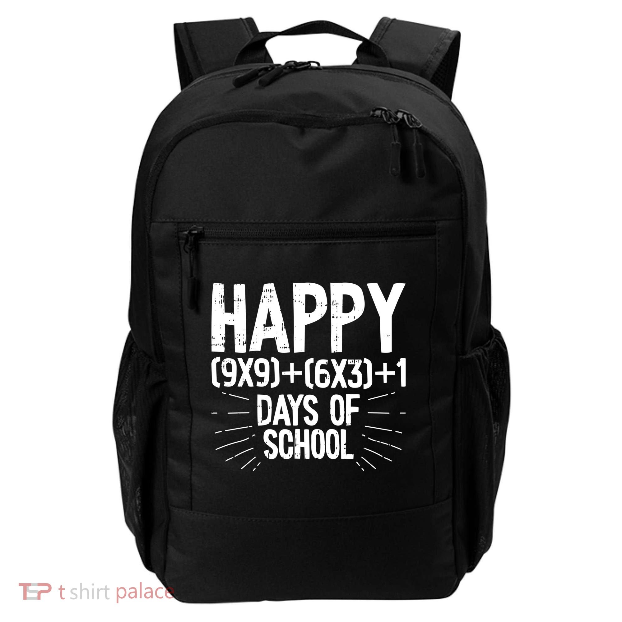Happy 100 Days Of School 100th Day Of School Math Equation Gift Backpack