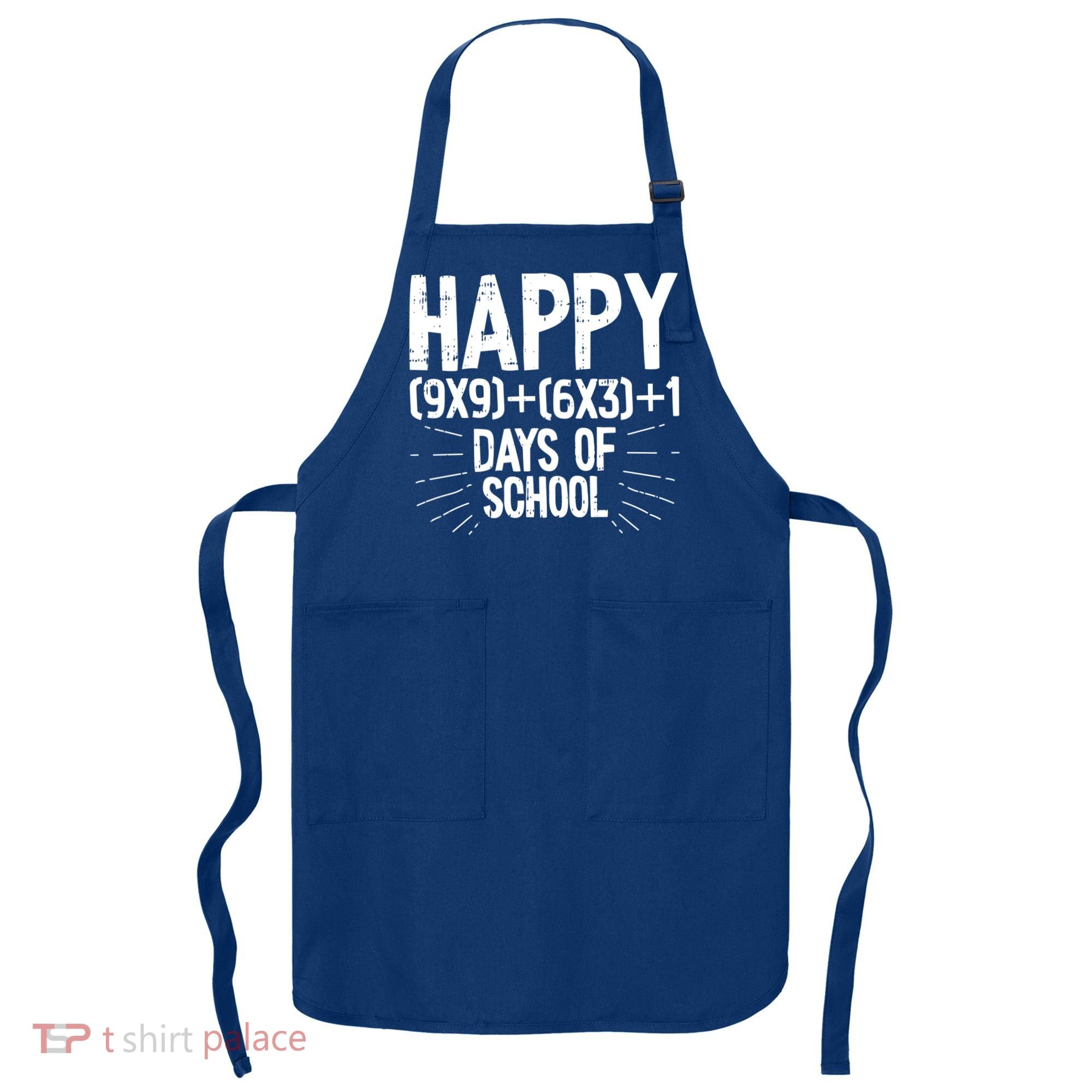 Happy 100 Days Of School 100th Day Of School Math Equation Gift Apron