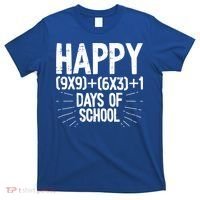 Happy 100 Days Of School 100th Day Of School Math Equation Gift T-Shirt thumb 0