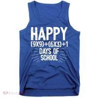 Happy 100 Days Of School 100th Day Of School Math Equation Gift Tank Top thumb 0