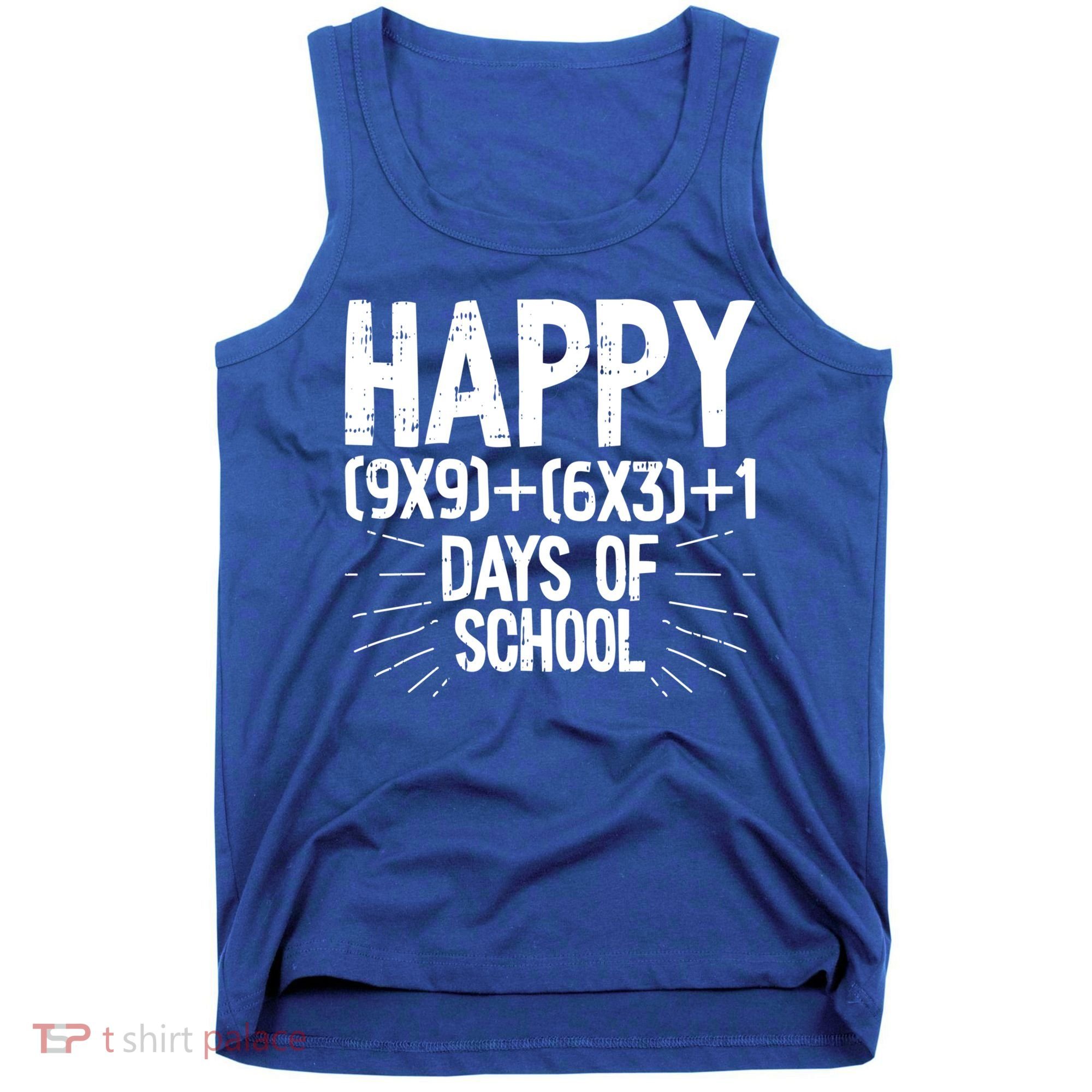 Happy 100 Days Of School 100th Day Of School Math Equation Gift Tank Top