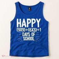 Happy 100 Days Of School 100th Day Of School Math Equation Gift Tank Top thumb 2