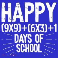 Happy 100 Days Of School 100th Day Of School Math Equation Gift Women's Long Sleeve Shirt thumb 2